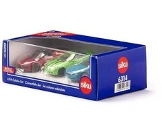 *SIKU AUTA, komplektas 3- pack, kabriolety