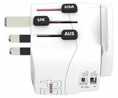 Skross Pro Light USB AC30PD pasaulis