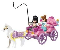 Konstruktorius Sluban Princess carriage M38-B0239, plastikas