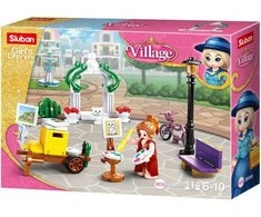 Sluban Girls Dream Village M38-B0869 Malířka v parku
