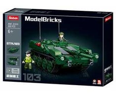 Sluban Stridsvagn 103 karinio tanko blokelių konstruktorius, 692 det., 6+