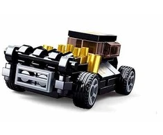 Sluban ModelBricks juodas sportinis automobilis