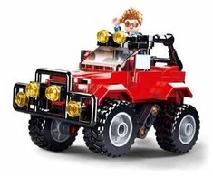 Konstruktorius Sluban Town Raudona Suv M38-B0902, plastikas