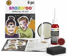 Snazaroo Rinkinys Halloweeno efektams kurti: vaškas, dirbtinis kraujas, dažai