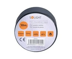 Solight AP05C izoliacinė juosta 25mm x 0,13mm x 10m juoda