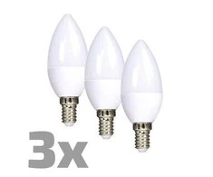 Solight ECOLUX LED lemputė Ecolux (E14) 3 pak. 6W