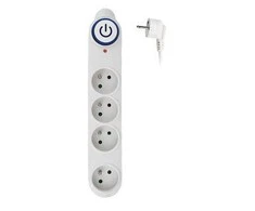 Solight Apsauga nuo viršįtampių, 150J, 4 lizdai, 1,5m, baltas