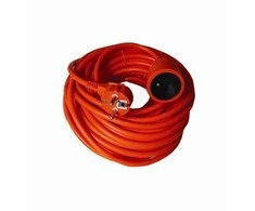 Solight prailginimo laidas - jungtis, 1 lizdas, 25m, 3 x 1,5mm2, oranžinis