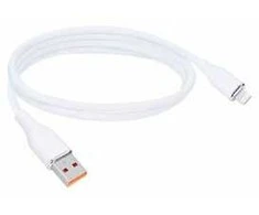 „Solight SSC15005-S“ laidas „Lightning“ (M) - USB-A (M), 0,5 m, baltas