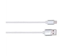 „Solight“ „Lightning“ laidas, USB 2.0 A jungtis - „Lightning“ jungtis, silikoninis, 1 m