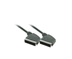 Solight SCART laidas, SCART jungtis - SCART jungtis, 21 kontaktas, 1,5 m, skersmuo 8 mm, maišelis