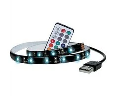 Solight LED RGB juostelė televizoriui, 2x 50cm, USB, jungiklis, pultelis