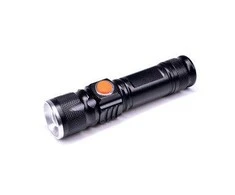 Solight LED kišeninis įkraunamas žibintuvėlis, 3W, 200lm, USB, Li-ion