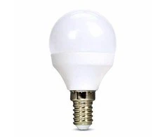 Solight LED lemputė, miniglobėlis, 4W, E14, 3000K, 340lm, baltas