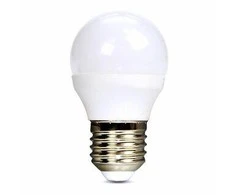 Solight LED lemputė, mini gaublys, 6W, E27, 4000K, 510lm