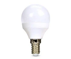 Solight LED lemputė, miniglobėlis, 8W, E14, 3000K, 720lm, baltas