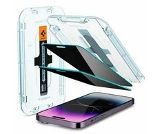Apsauginis stiklas Spigen Glass EZ Fit Privacy 2 Pack - iPhone 14 Pro Max