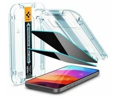 Spigen Glass tR EZ Fit (Privacy) 2 Pack, transparency – Apple iPhone 16/15 Plus