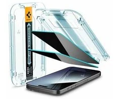Apsauginis stiklas Spigen Stiklas tR EZ Fit (Privacy) 2-pack, skaidrus - iPhone 15 Pro