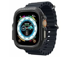 Spigen Lock Fit, juodas - Apple Watch Ultra 2/Ultra 49mm