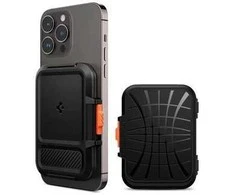 „Spigen iPhone Lock Fit“ piniginė su „MagSafe“ laidu, juoda