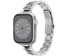 Spigen Modern Fit 316L Band, sidabrinis - Apple Watch 42mm/41mm/40mm/38mm