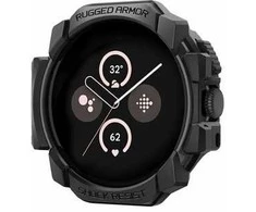 Spigen Tvirtas šarvas, matinis juodas - „Google Pixel Watch 3/2/1“ (41 mm)
