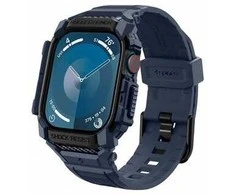 Spigen „Rugged Armor Pro“, tamsiai mėlynas mėlynas - Apple Watch 10 42 mm