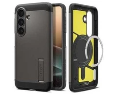 Spigen Tough Armor Mag MagSafe dėklas skirtas Samsung Galaxy S26+ – pilkos spalvos
