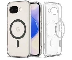 Dėklas Spigen Ultra Hybrid MagSafe, clear graphite – Google Pixel 10a