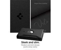 Spigen Universal AirTag Passport Holder, juodas