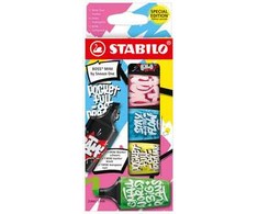 STABILO Boss Mini paryškintuvas iš Snooze One, 5 spalvų specialusis leidimas