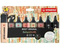 Stabilo Teka Zakre¶lacz Boss Original Naturecolors 8szt