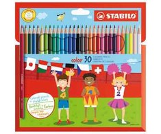 Spalvoti pieštukai Stabilo Color 30 spalvų