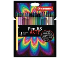 Stabilo Flomasteriai PEN 68 ARTY 18sp.