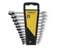 Terkšlinių veržliarakčių rinkinys Stanley STMT82847-0; 8-19 mm; 12 vnt.