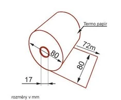 Star Pokladny Kasos aparatas TERMO 8