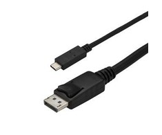 USB kabelis StarTech USB-C - DisplayPort 1 m Juodas (CDP2DPMM1MB)