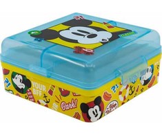 STOR Čtvercový Multi Box na svačinu Mickey Mouse