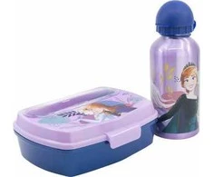 STOR Pikniko rinkinys Mickey Mouse Fun-Tastic Sumuštinių keptuvė 400 ml Prietaisai Butelis Aliuminis