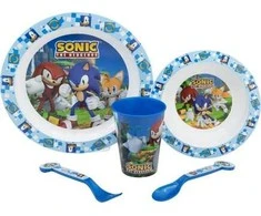 Sonic vaikiškas indų rinkinys, 5 dalys