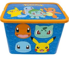 Stor Pojemnik na Žaislai Organizer Skrzynia Pudełko su Przykrywką Pokemon 23 L