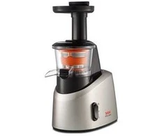 Sulčiaspaudė TEFAL | Slow Juicer | ZC255B38 | Type Electric | Sidabrinis/ juodas | 200 W | Extra large fruit input | Greičių skaičius 2 | 82 RPM