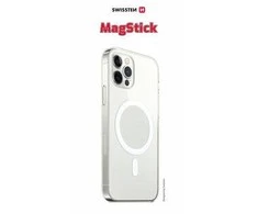 Dėklas Swissten Clear Jelly MagStick Apple iPhone 13 Pro skaidrus