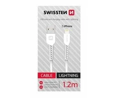 Swissten duomenų kabelis USB / „Lightning“ 1,2 m