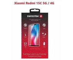 Swissten Full Face Color Frame Tempered Glass for Xiaomi Redmi 15C 4G/5G