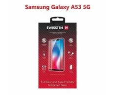Swissten Full Face grūdintas stiklas Samsung Galaxy A53 5G Juodas