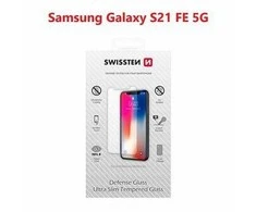 SWISSTEN Apsauginis grūdintas stiklas 2.5D, skirtas SAMSUNG GALAXY S21 FE 5G