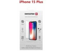 SWISSTEN Apsauginis grūdintas stiklas RE 2.5D, skirtas Apple iPhone 15 Plus
