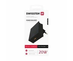 Swissten Įkroviklis 20W Power Delivery iPhone - juodas